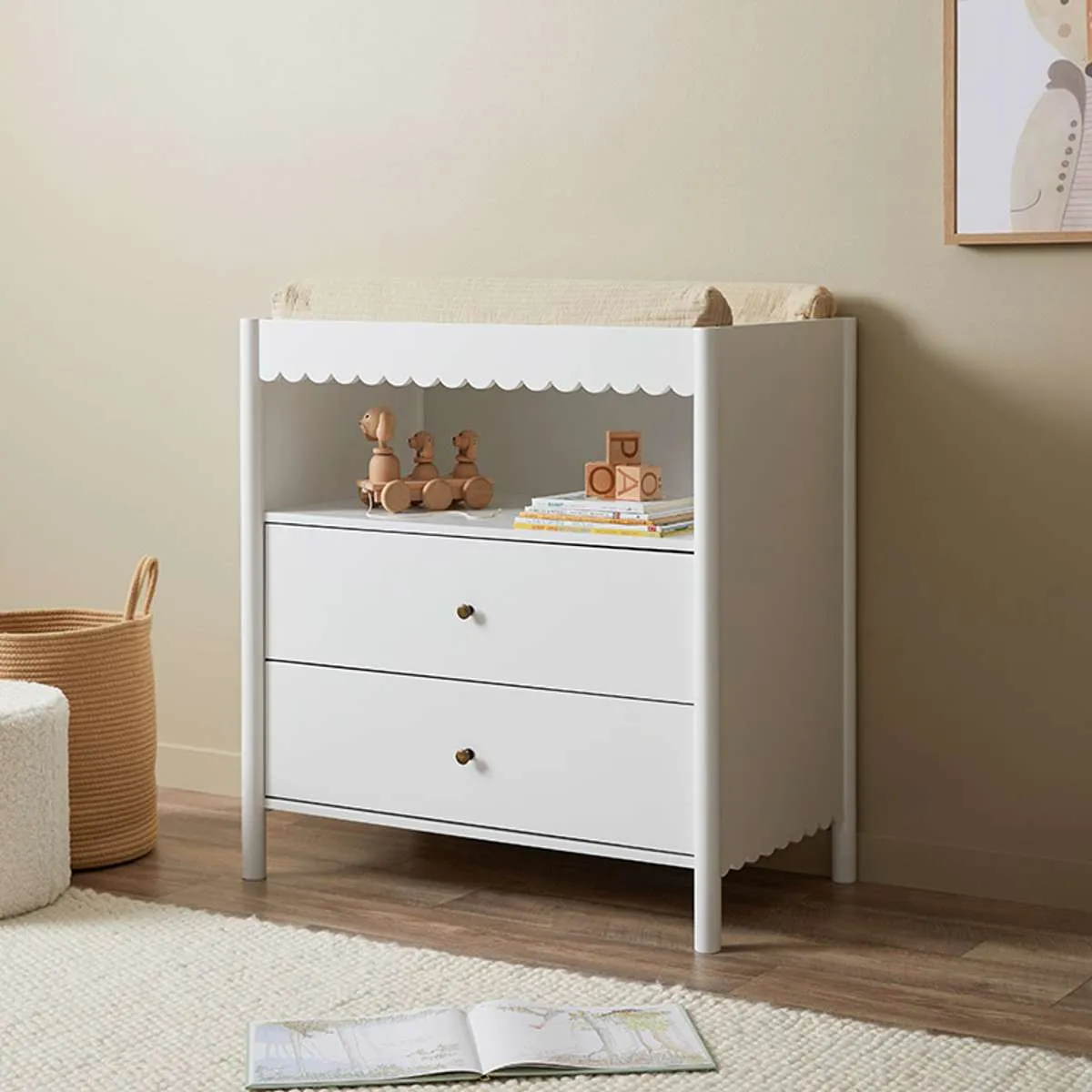 Maisie Four Piece Nursery Furniture Set Mocka