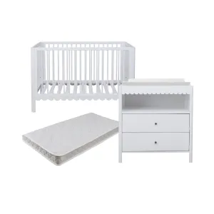 Maisie Four Piece Nursery Furniture Set Mocka