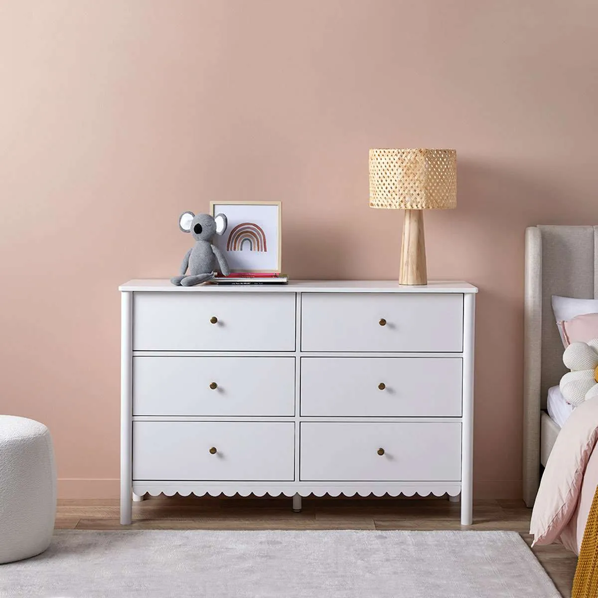 Maisie Three Piece Nursery Furniture Set Mocka
