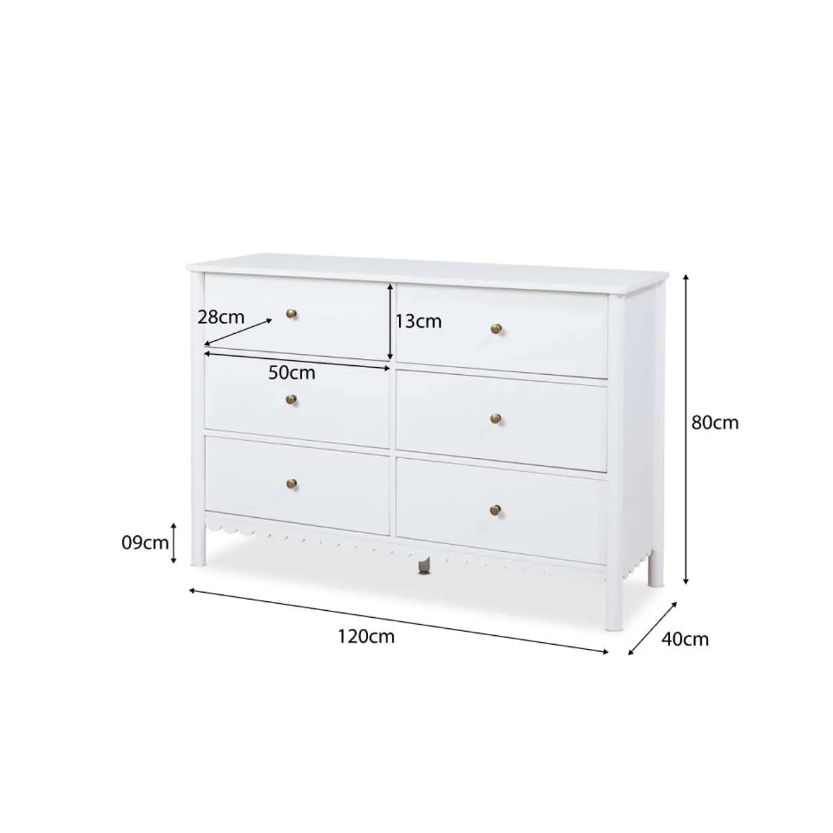 Maisie Three Piece Nursery Furniture Set Mocka