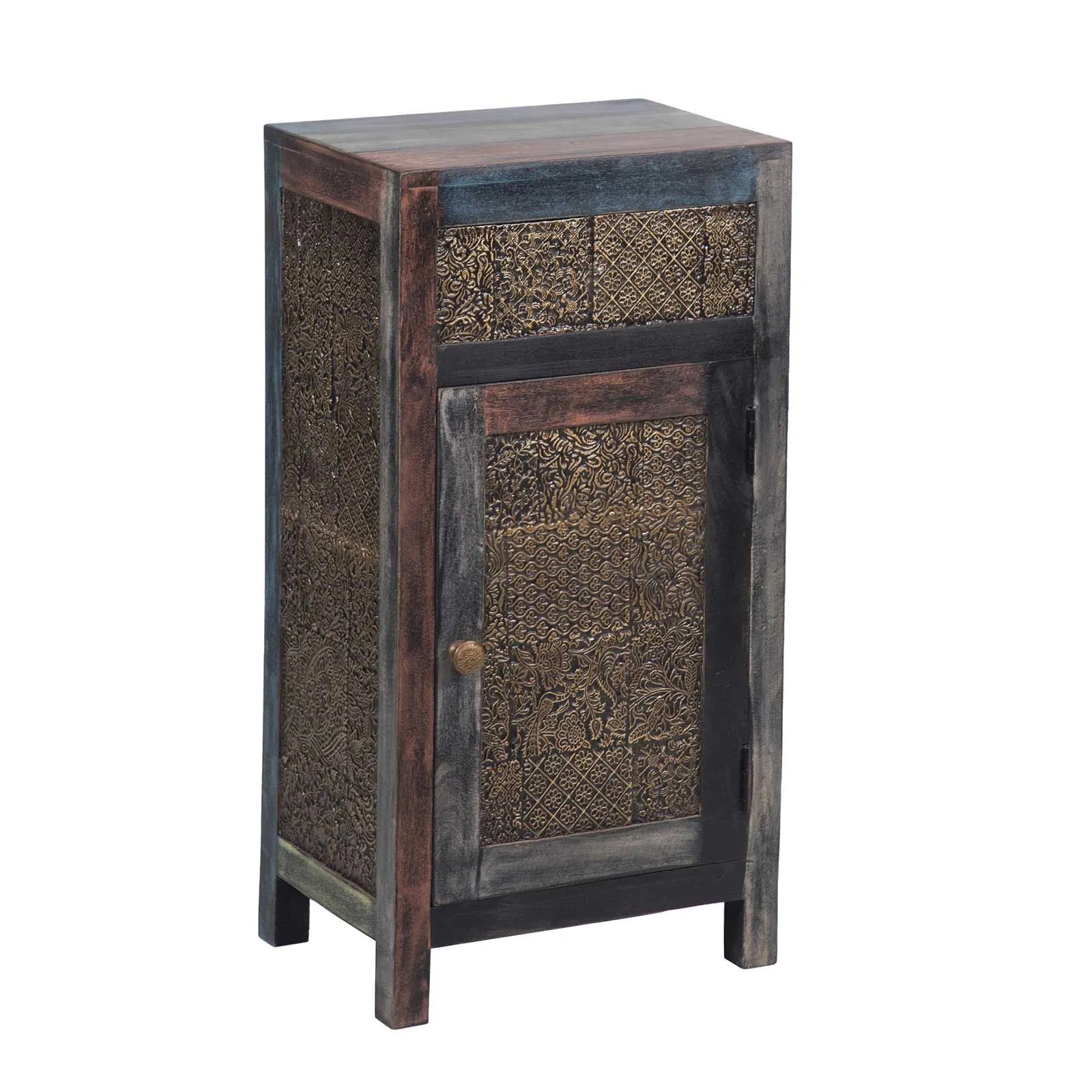 Meuble d'appoint sculpt | Manguier Pushkar