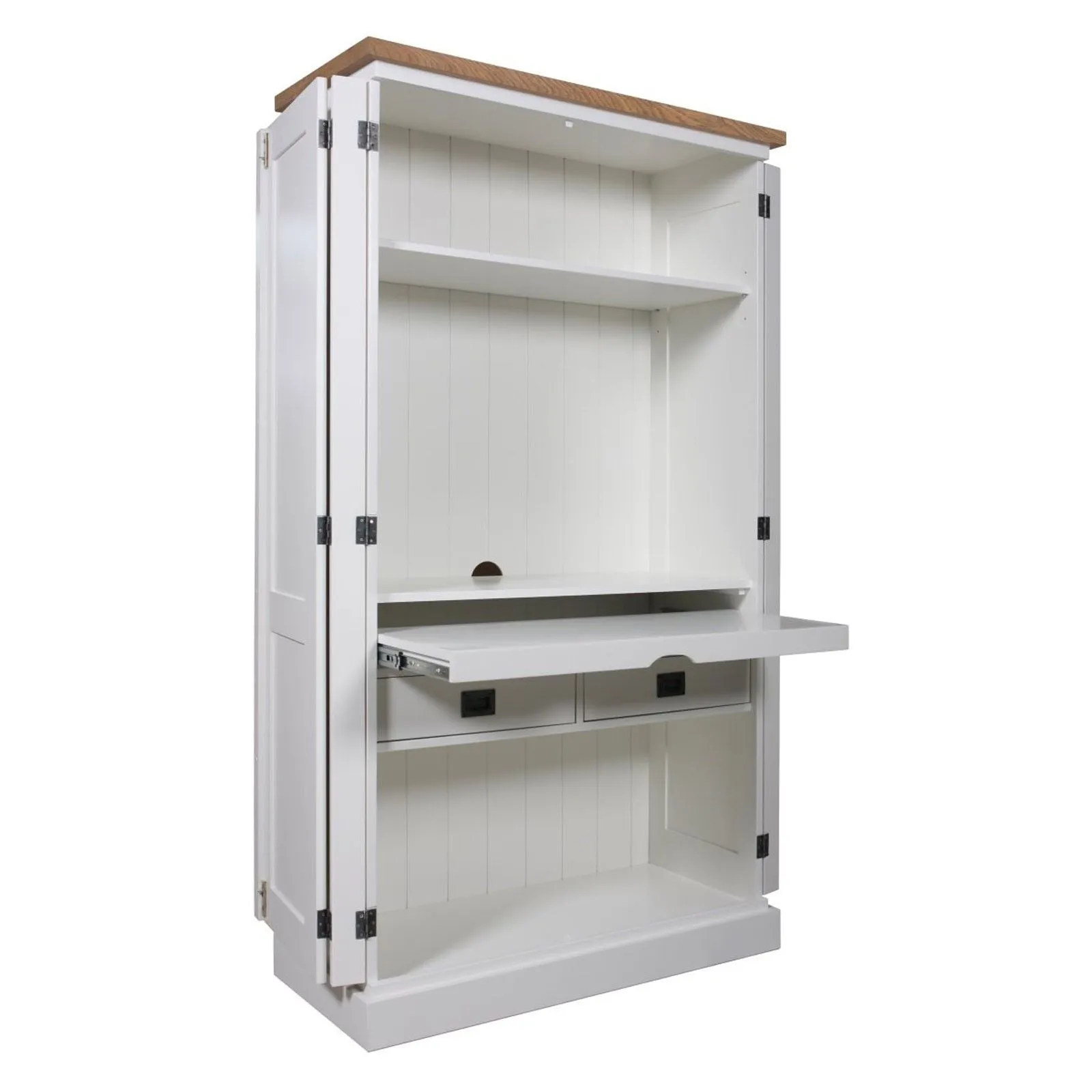 Meuble d'ordinateur "Chne et Pin Chic"