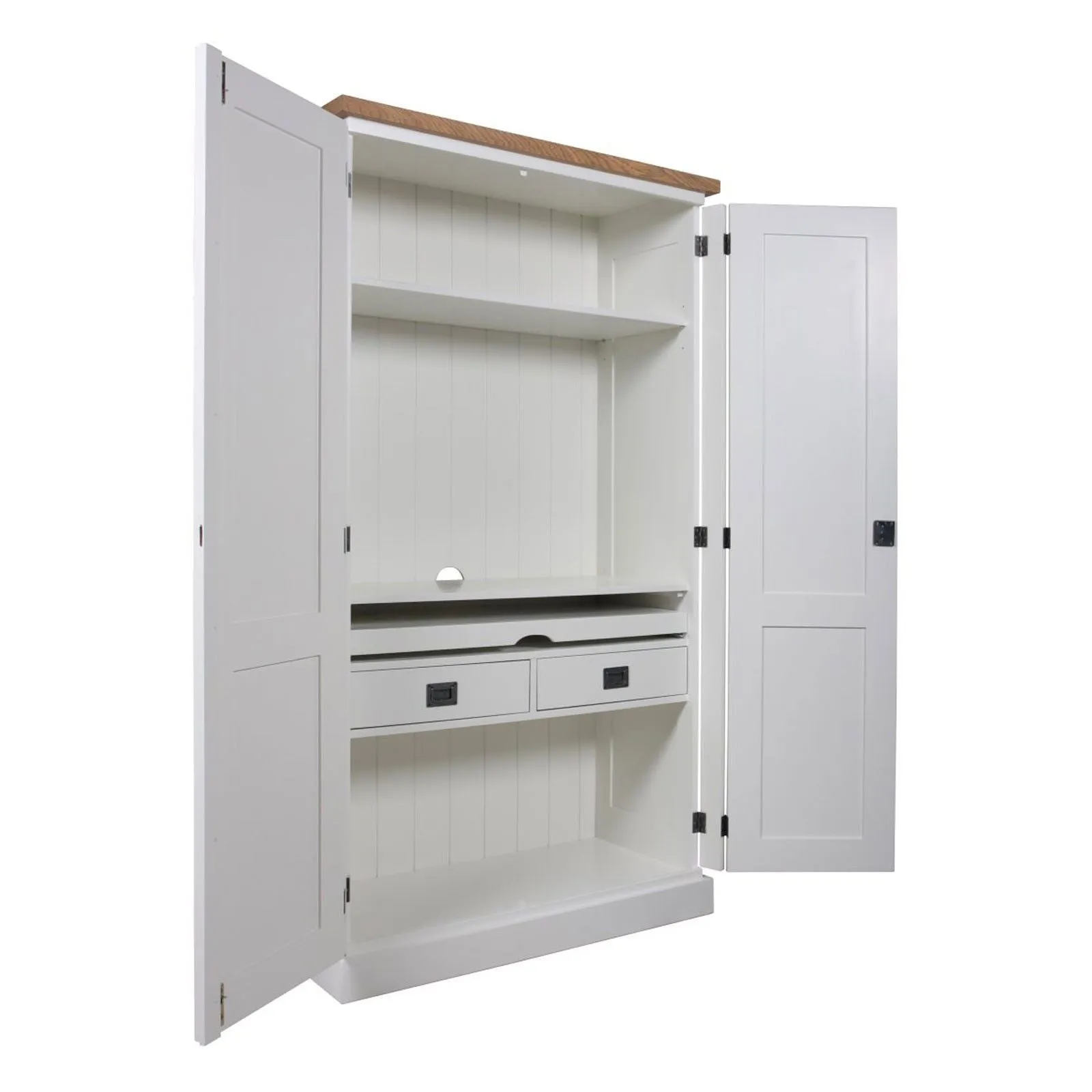 Meuble d'ordinateur "Chne et Pin Chic"