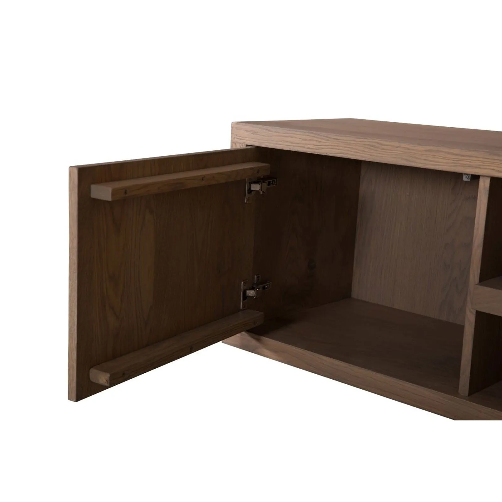 Meuble TV 2 portes "Chne Moderne"