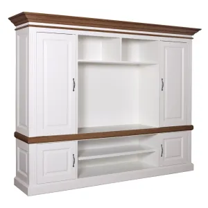 Meuble TV 2x2 portes "Chne et Pin Romance"