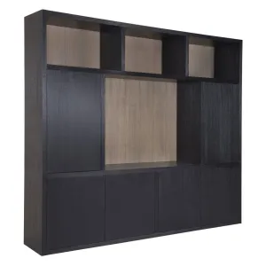 Meuble TV 5 portes "Chne Moderne"