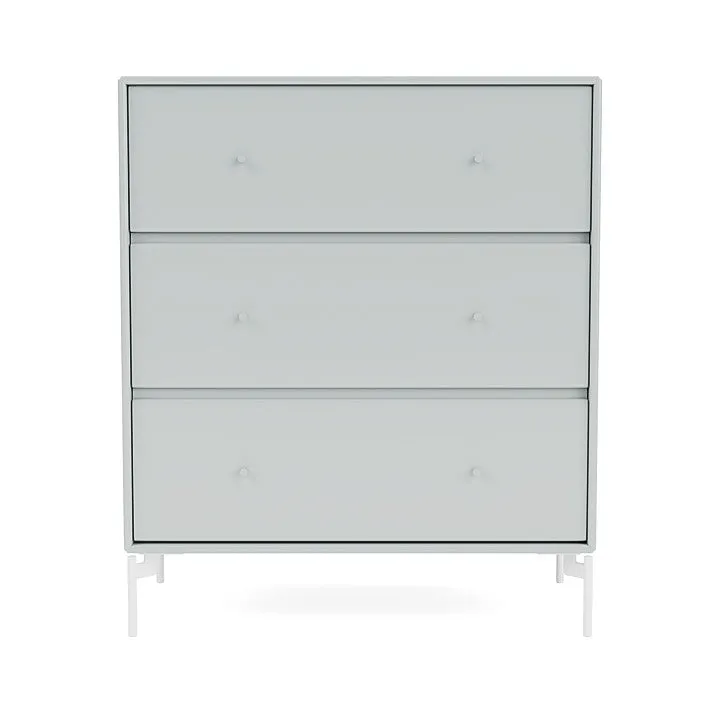 Montana Carry Dresser With Legs, Oyster/Snow White