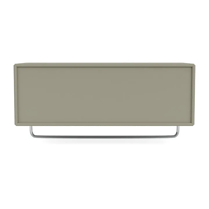 Montana Coat Shelf With Clothes Rack, Fennel Green