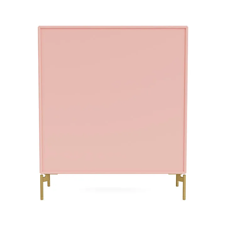 Montana Cover Cabinet With Legs, Ruby/Brass