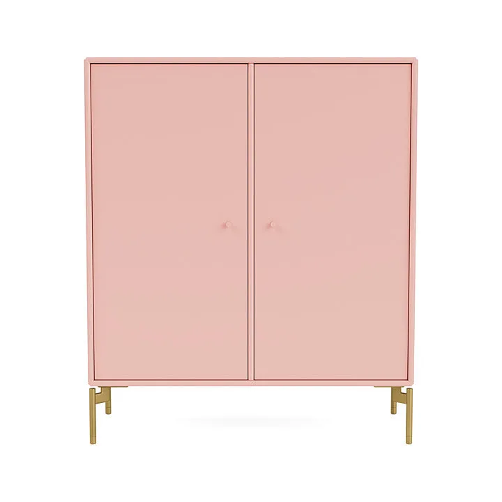 Montana Cover Cabinet With Legs, Ruby/Brass