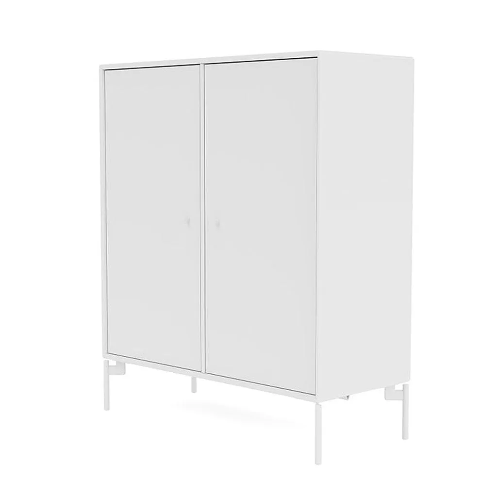Montana Cover Cabinet With Legs, Snow White/Snow White