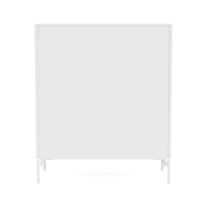 Montana Cover Cabinet With Legs, Snow White/Snow White