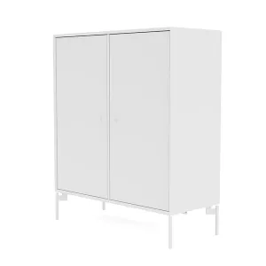 Montana Cover Cabinet With Legs, Snow White/Snow White