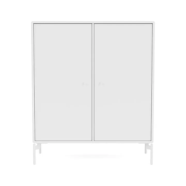 Montana Cover Cabinet With Legs, Snow White/Snow White