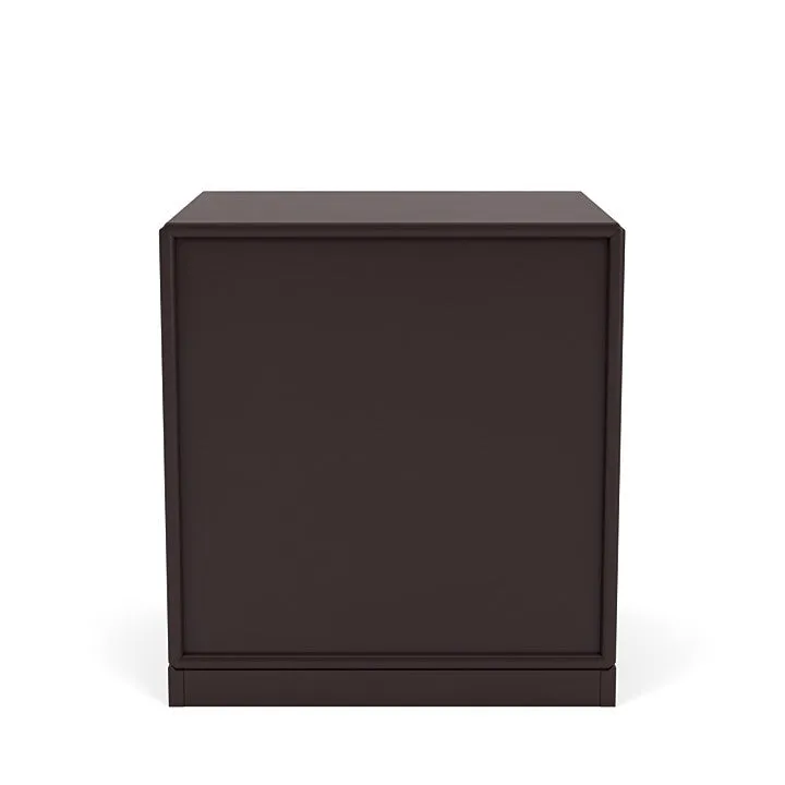 Montana Dream Nightstand With 3 Cm Plinth, Balsamic Brown