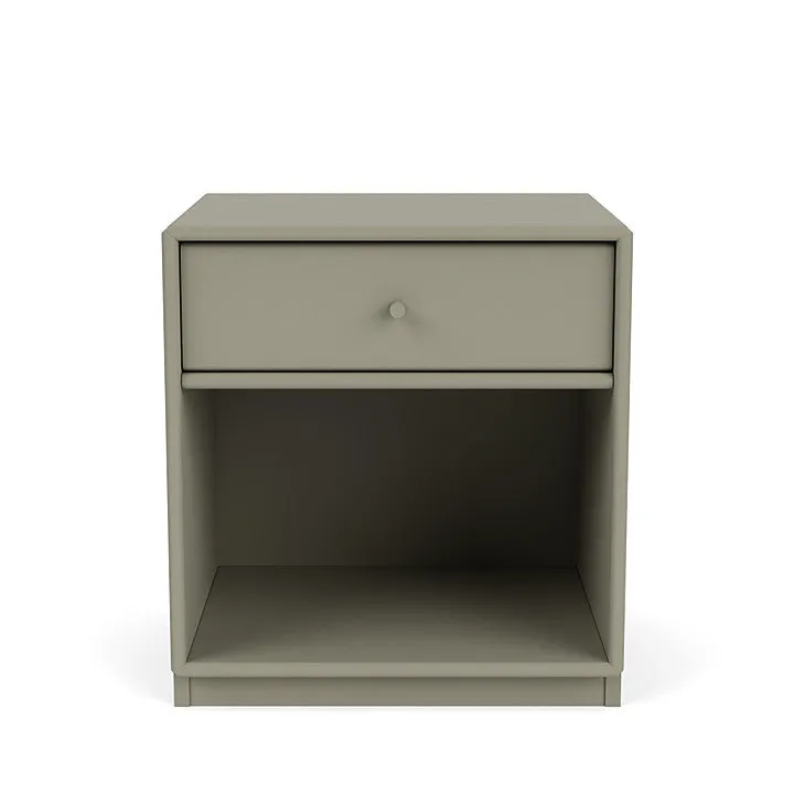 Montana Dream Nightstand With 3 Cm Plinth, Fennel Green