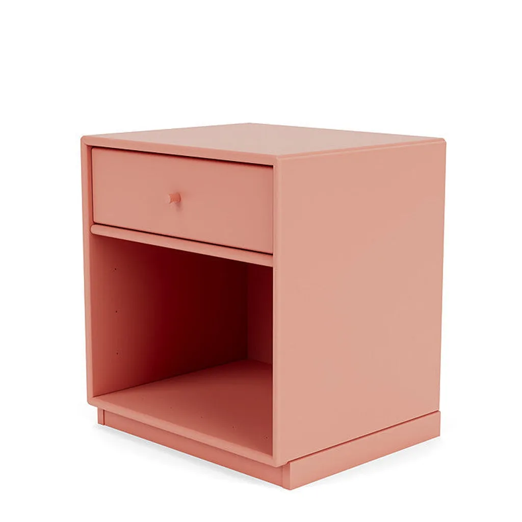 Montana Dream Nightstand With 3 Cm Plinth, Rhubarb Red