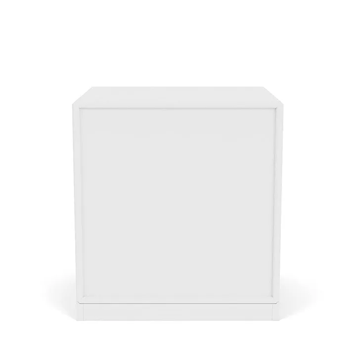 Montana Dream Nightstand With 3 Cm Plinth, Snow White