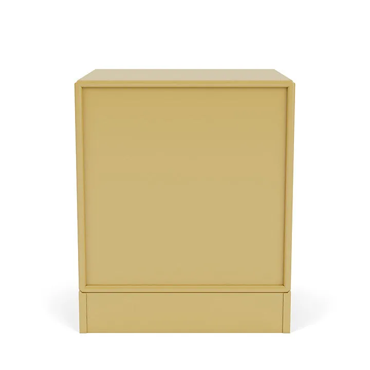 Montana Dream Nightstand With 7 Cm Plinth, Cumin Yellow