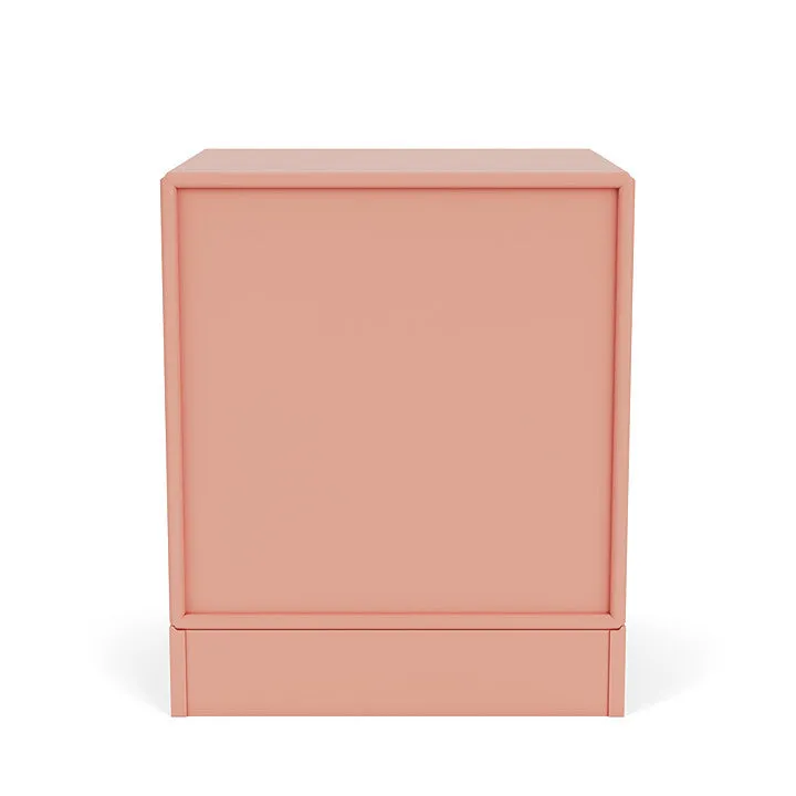 Montana Dream Nightstand With 7 Cm Plinth, Rhubarb Red