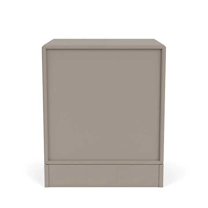 Montana Dream Nightstand With 7 Cm Plinth, Truffle Grey