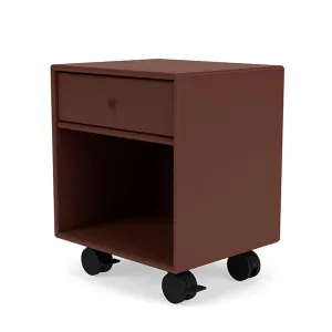 Montana Dream Nightstand With Castors, Masala
