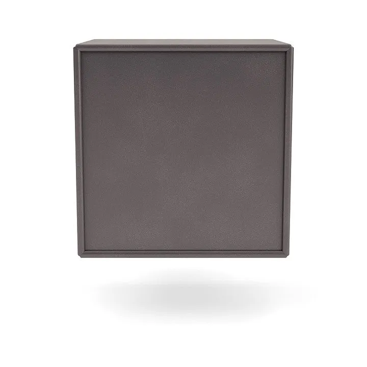 Montana Dream Nightstand With Suspension Rail, Coffee Brown