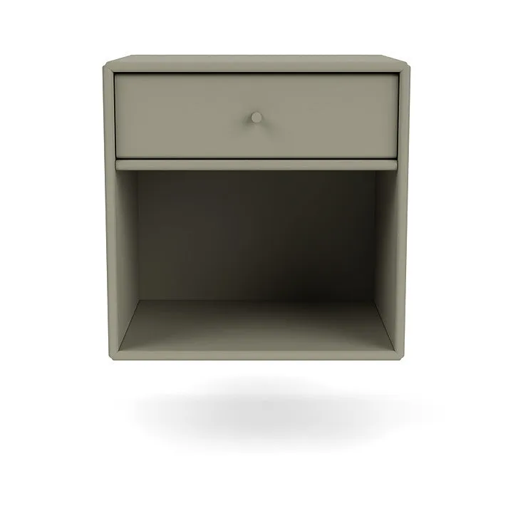 Montana Dream Nightstand With Suspension Rail, Fennel Green