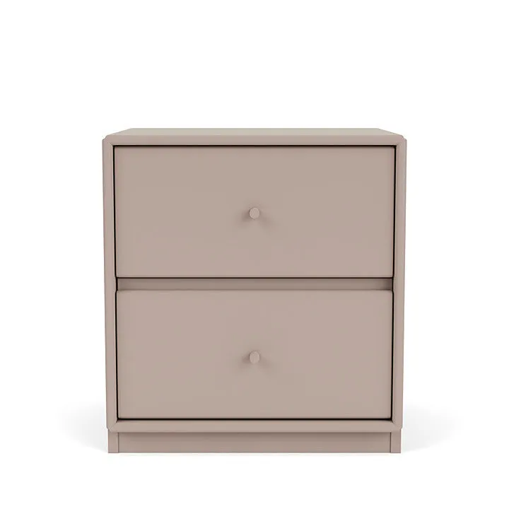 Montana Drift Drawer Module With 3 Cm Plinth, Mushroom Brown