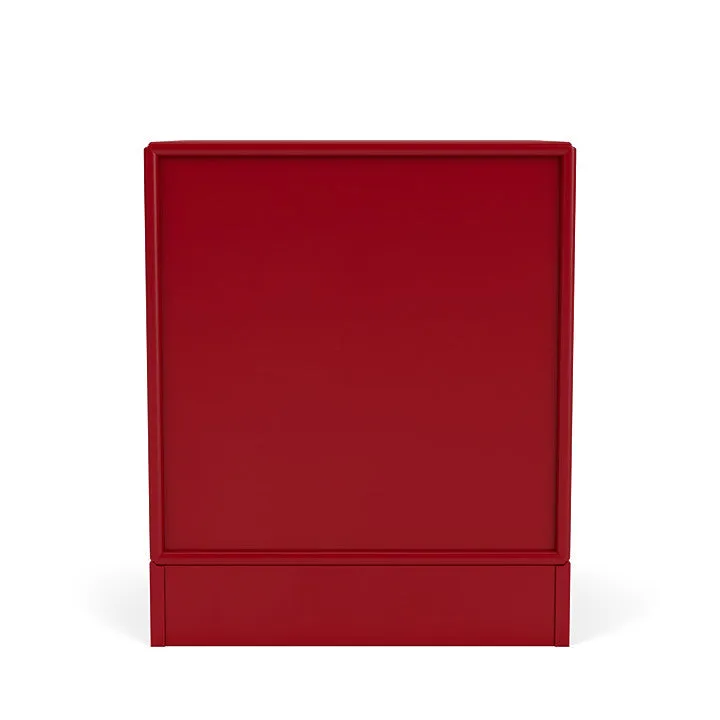 Montana Drift Drawer Module With 7 Cm Plinth, Beetroot Red