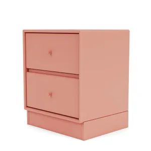 Montana Drift Drawer Module With 7 Cm Plinth, Rhubarb Red