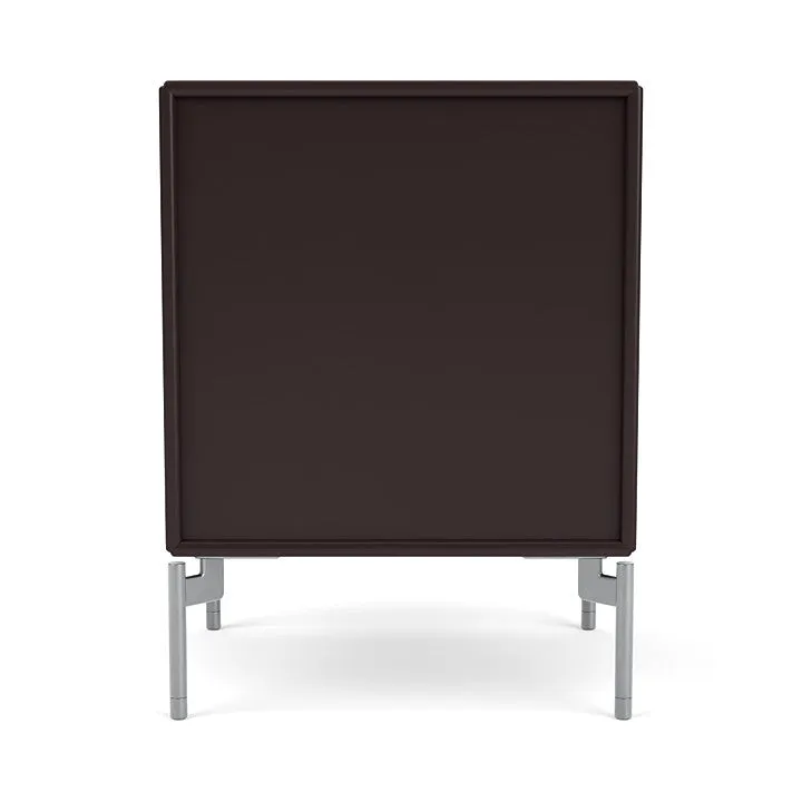 Montana Drift Drawer Module With Legs, Balsamic/Matt Chrome