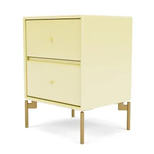 Montana Drift Drawer Module With Legs, Camomile/Brass