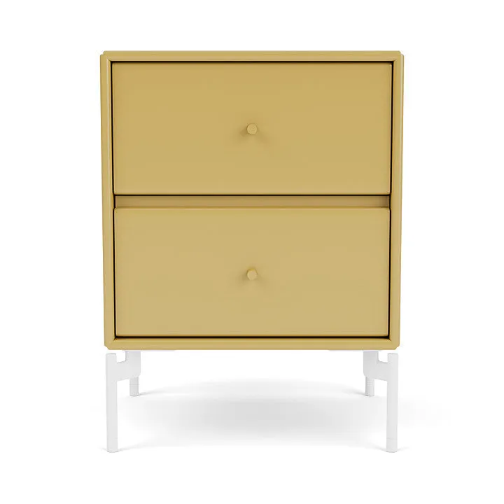 Montana Drift Drawer Module With Legs, Cumin/Snow White