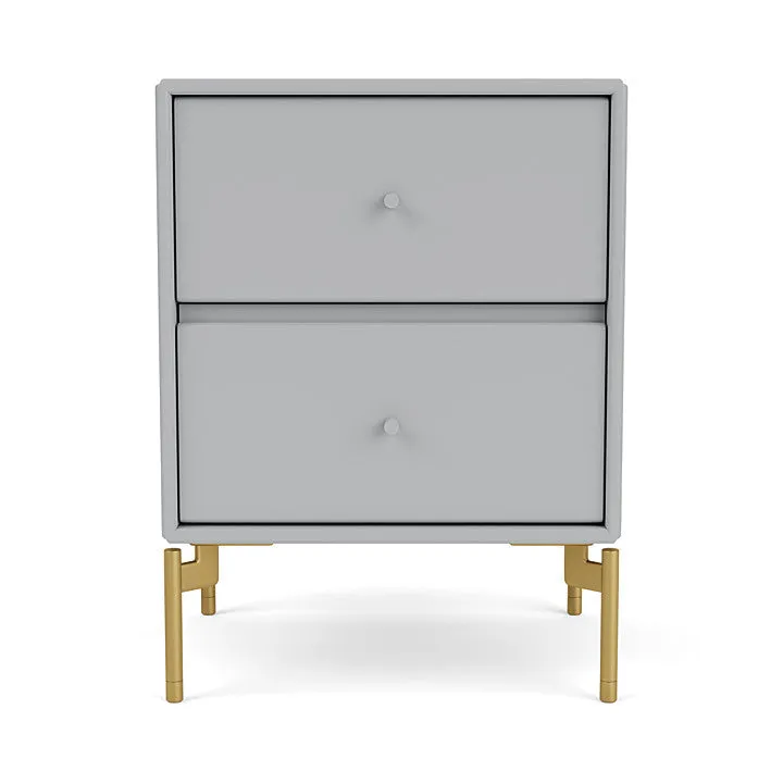 Montana Drift Drawer Module With Legs, Fjord/Brass