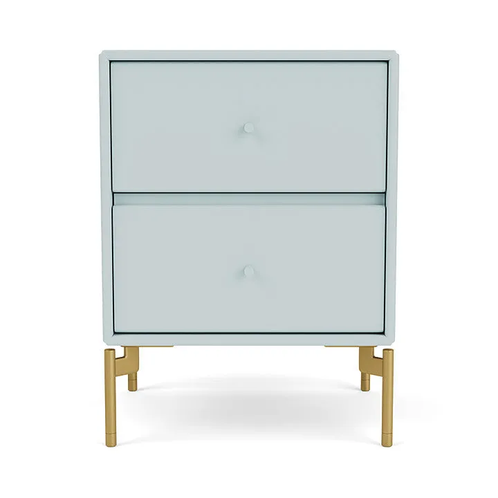 Montana Drift Drawer Module With Legs, Flint/Brass