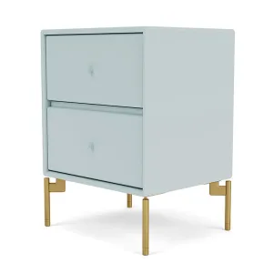 Montana Drift Drawer Module With Legs, Flint/Brass