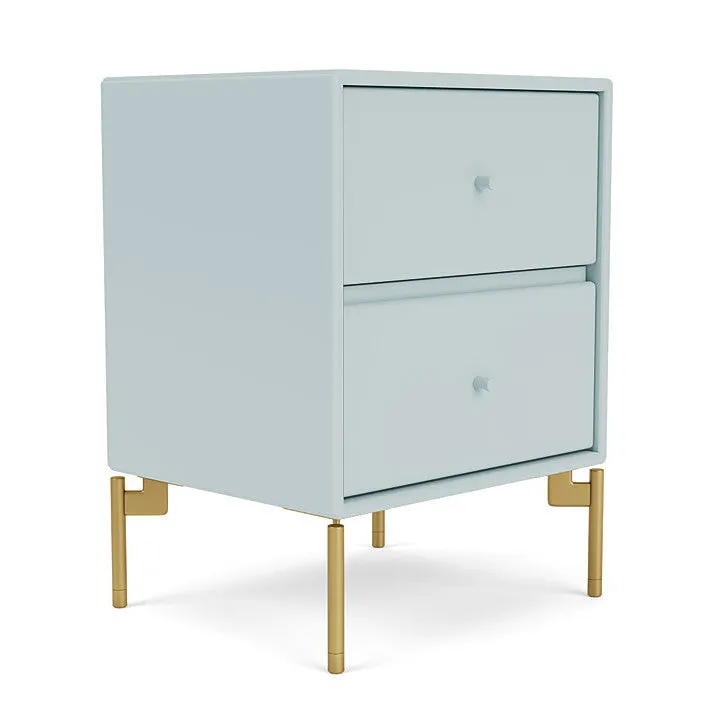 Montana Drift Drawer Module With Legs, Flint/Brass