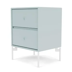 Montana Drift Drawer Module With Legs, Flint/Snow White