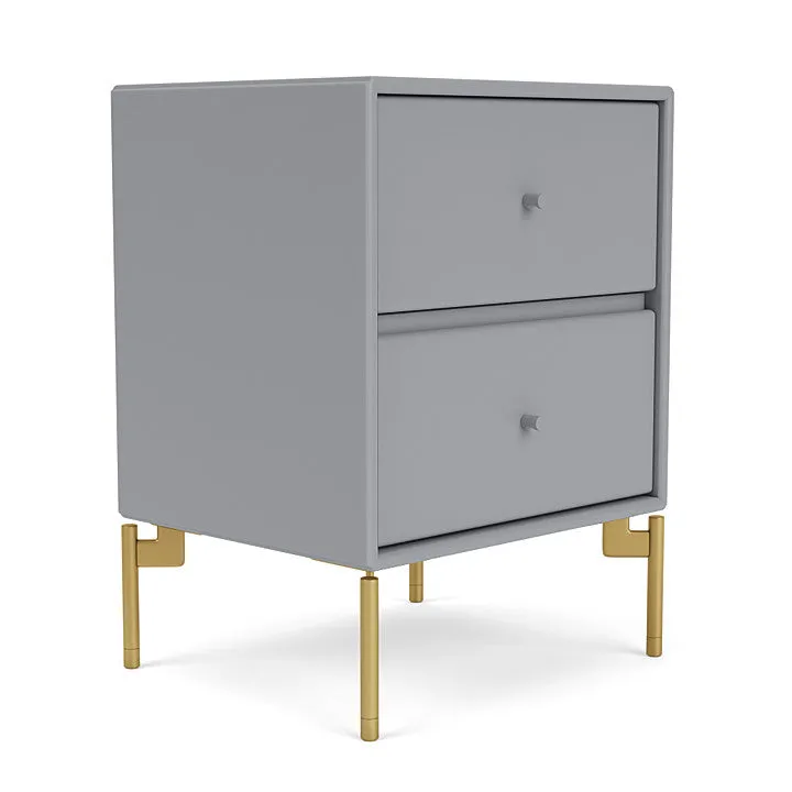 Montana Drift Drawer Module With Legs, Graphic/Brass