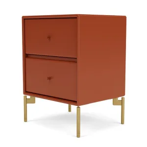 Montana Drift Drawer Module With Legs, Hokkaido/Brass