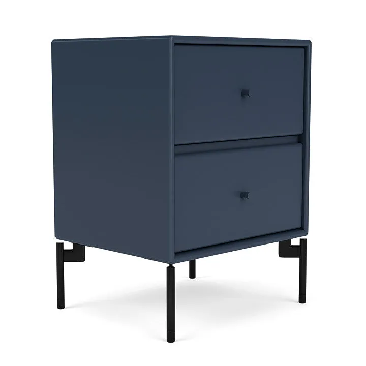 Montana Drift Drawer Module With Legs, Juniper/Black