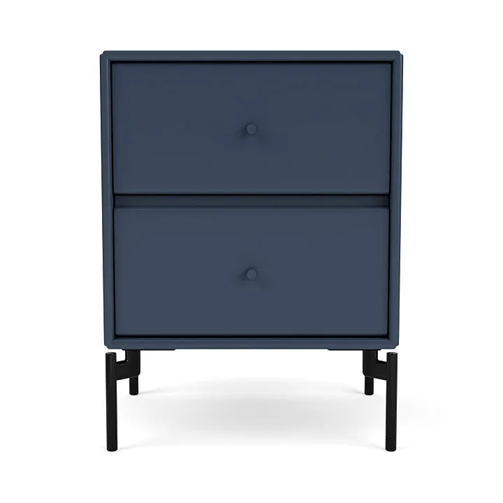 Montana Drift Drawer Module With Legs, Juniper/Black