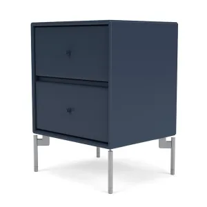Montana Drift Drawer Module With Legs, Juniper/Matt Chrome