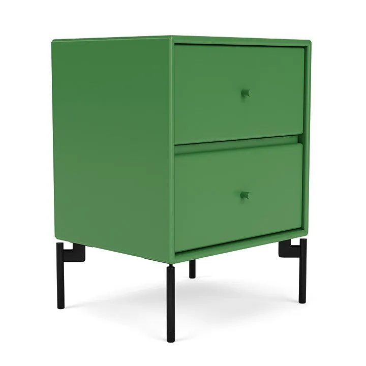Montana Drift Drawer Module With Legs, Parsley/Black