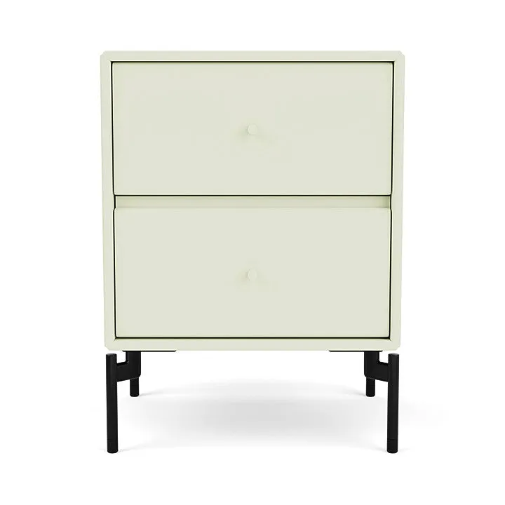 Montana Drift Drawer Module With Legs, Pomelo/Black