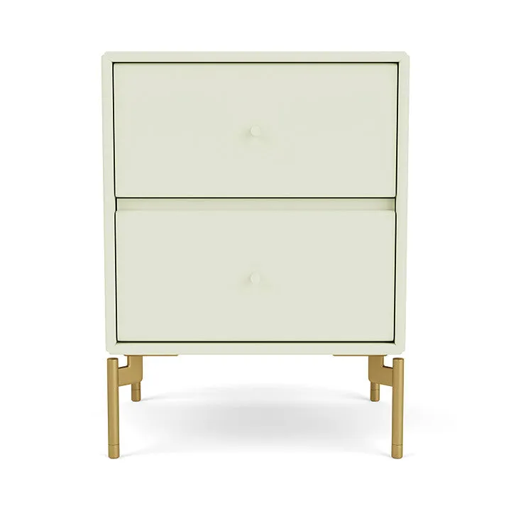Montana Drift Drawer Module With Legs, Pomelo/Brass