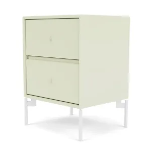Montana Drift Drawer Module With Legs, Pomelo/Snow White