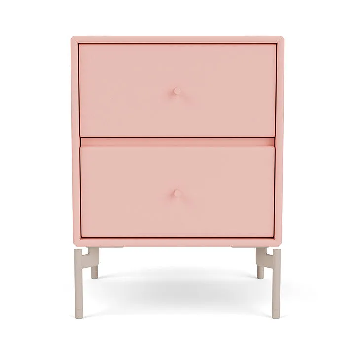 Montana Drift Drawer Module With Legs, Ruby/Mushroom