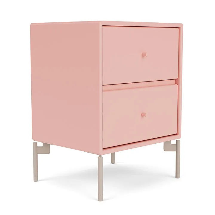 Montana Drift Drawer Module With Legs, Ruby/Mushroom